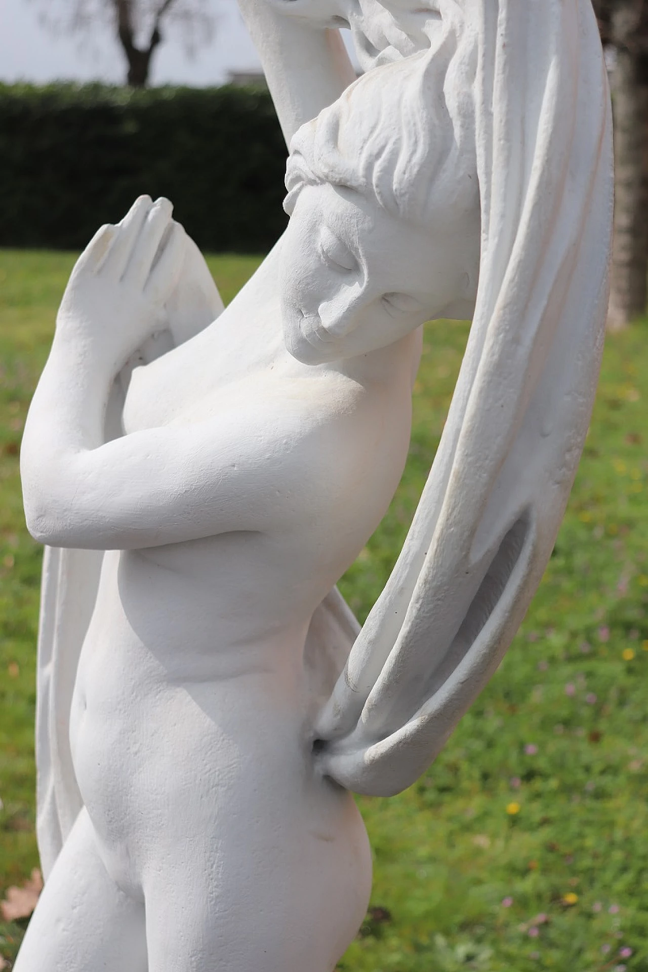 Dancing Venus, statue in Carrara marble powder, 1990s 8