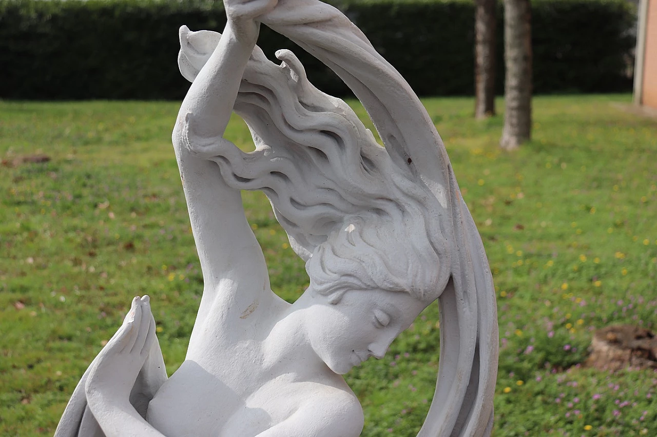 Dancing Venus, statue in Carrara marble powder, 1990s 11