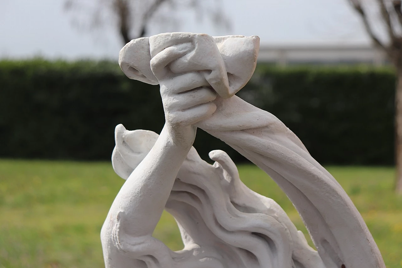 Dancing Venus, statue in Carrara marble powder, 1990s 12