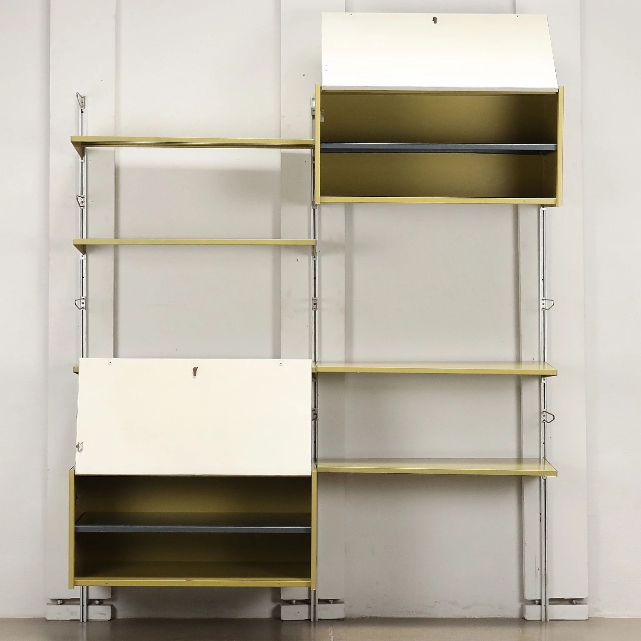 Bookcase CSS in metal by George Nelson for ICF De Padova, 1960s 3