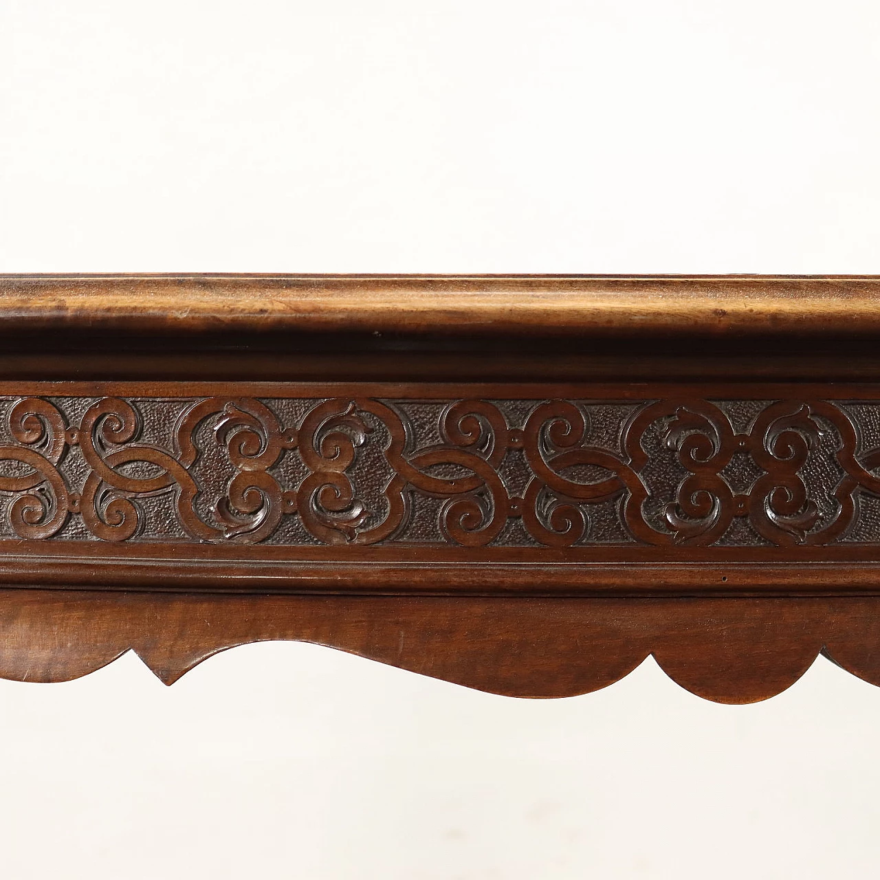 Walnut table with carvings 7