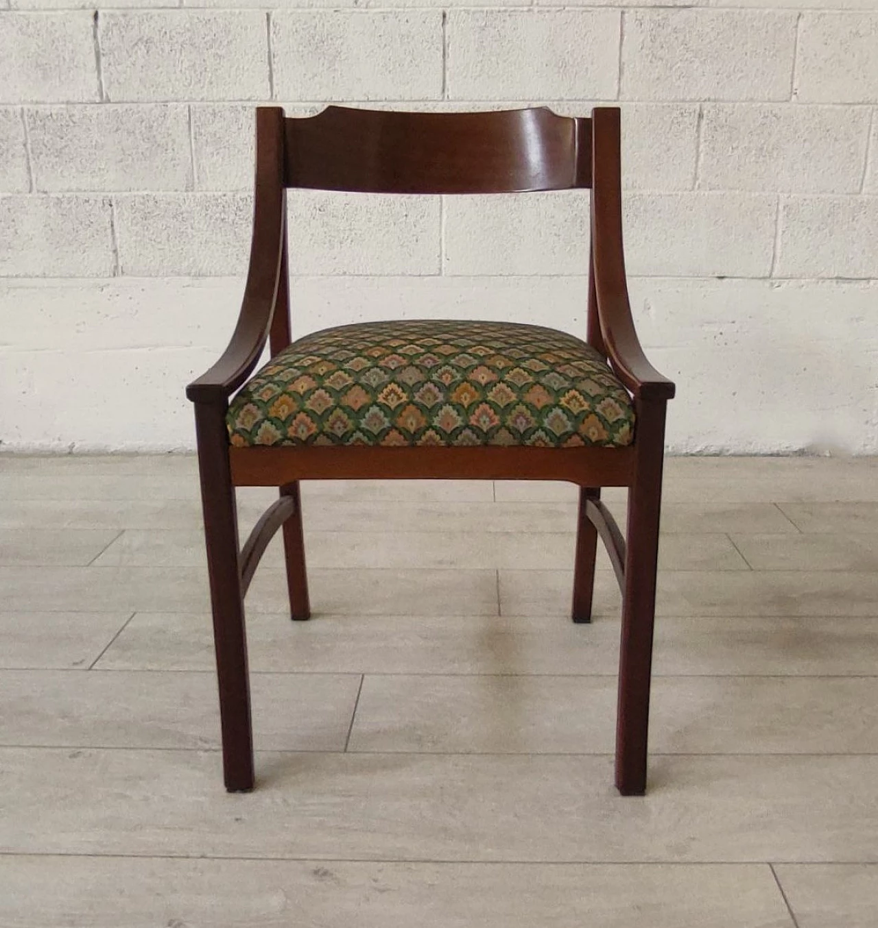 6 Walnut chairs by Ico Parisi, 1960s 3