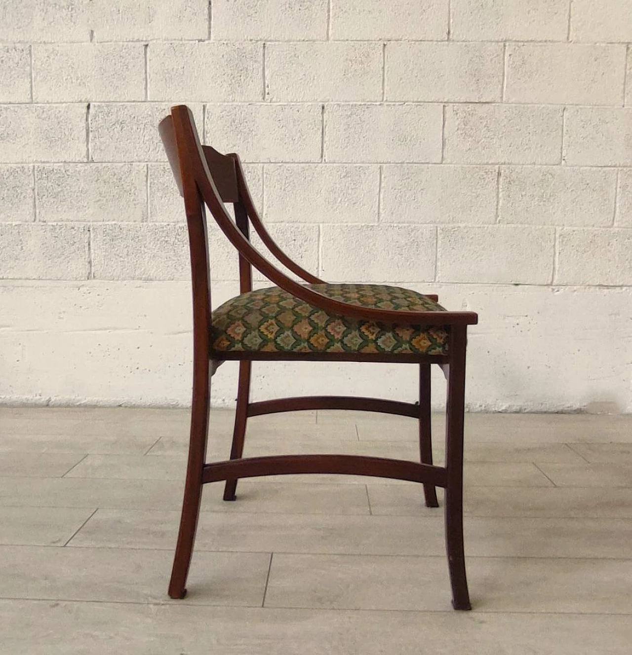 6 Walnut chairs by Ico Parisi, 1960s 4