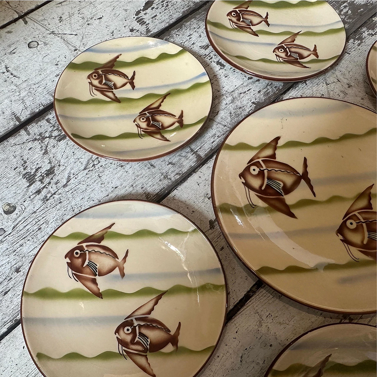 Servizio da dolce Art Déco nello stile di Gio Ponti, anni '30 5