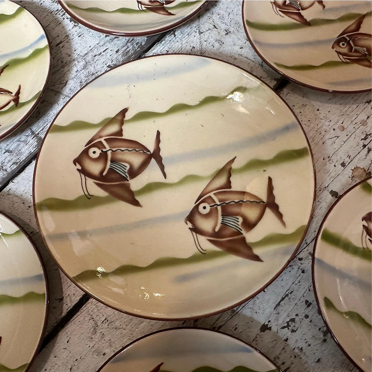 Servizio da dolce Art Déco nello stile di Gio Ponti, anni '30 8