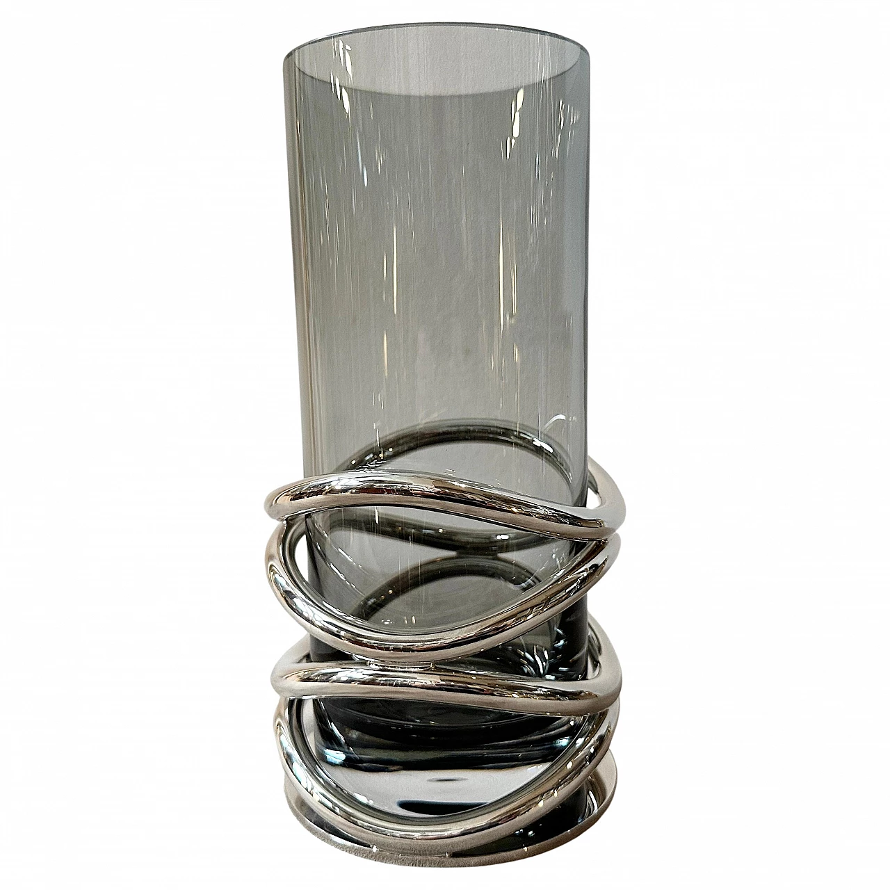 Vertigo vase by Andrée Putman for Christofle, 1990s 1