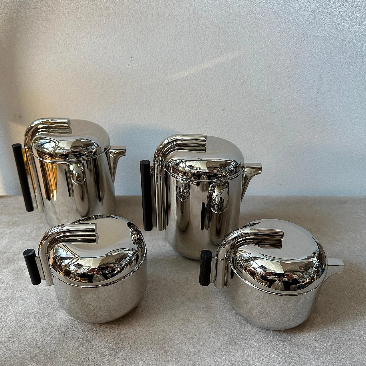 Servizio da tè e caffè Deco di G. Coarezza per MAM Milano, anni '60 8
