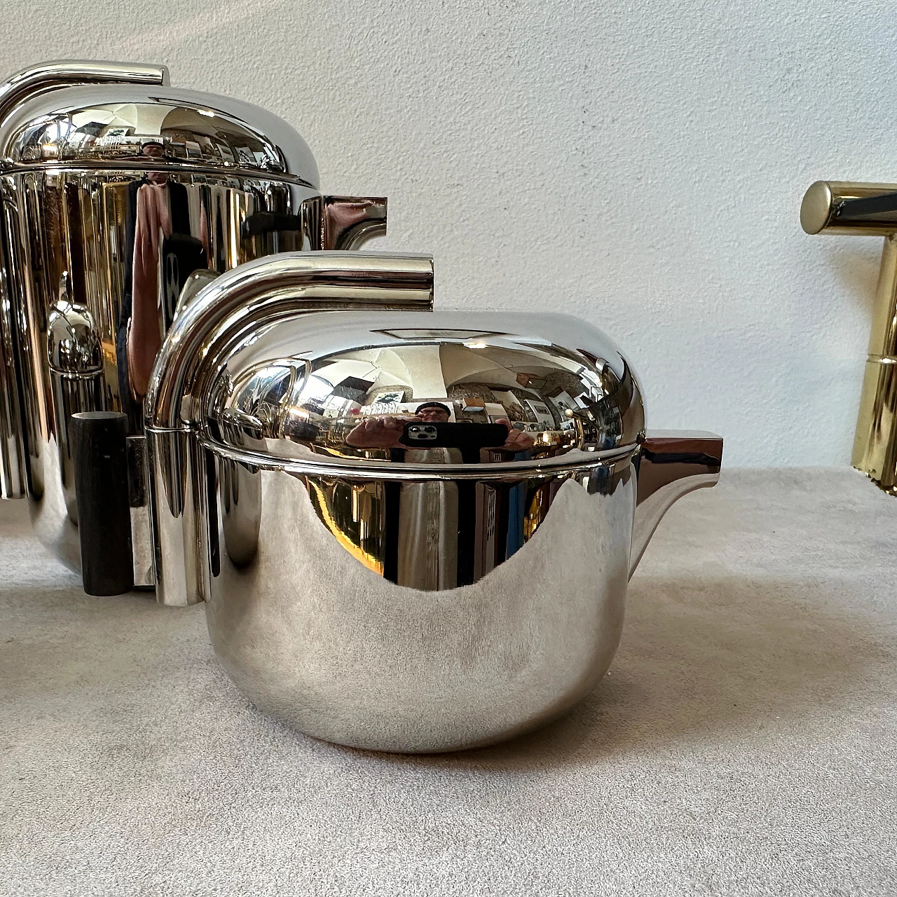 Servizio da tè e caffè Deco di G. Coarezza per MAM Milano, anni '60 9