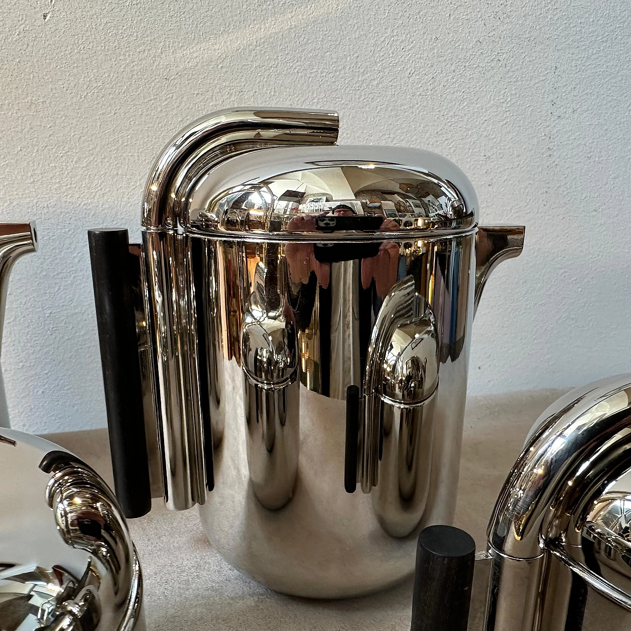 Servizio da tè e caffè Deco di G. Coarezza per MAM Milano, anni '60 12