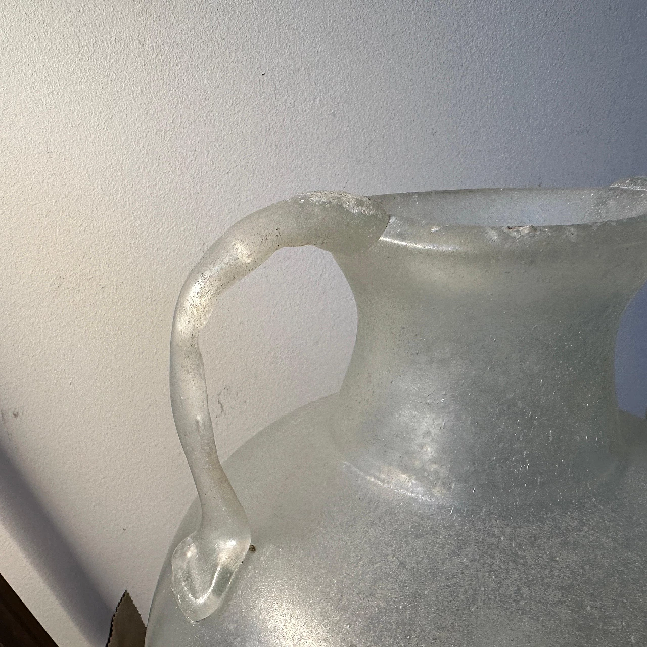 Scavo glass amphora vase attributed to Cenedese, 1960s 2