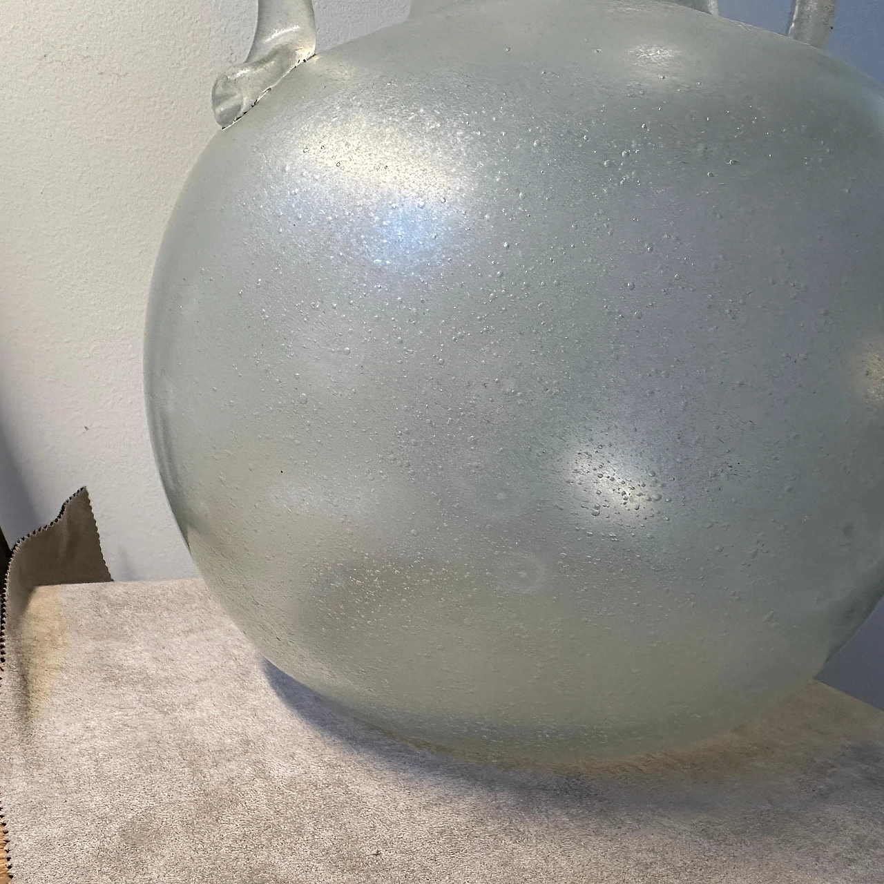 Scavo glass amphora vase attributed to Cenedese, 1960s 6