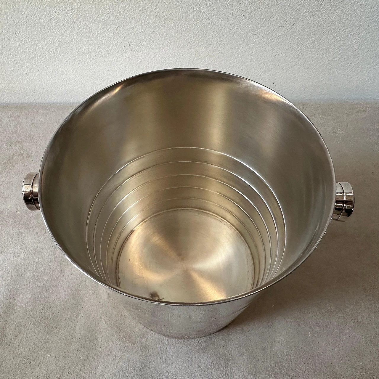 Silver plated ice bucket by Christofle, 1990s 3