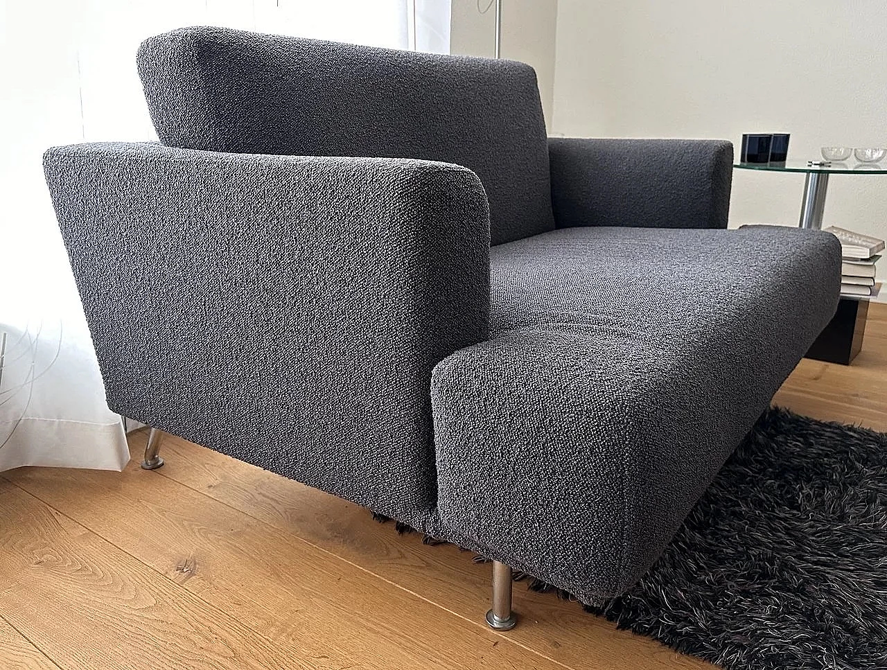 Nest 253 sofa, pair of armchairs and footstool by Cassina 6