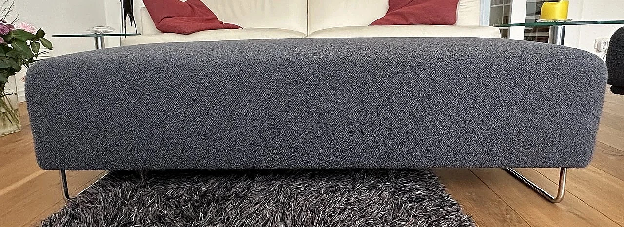 Nest 253 sofa, pair of armchairs and footstool by Cassina 12