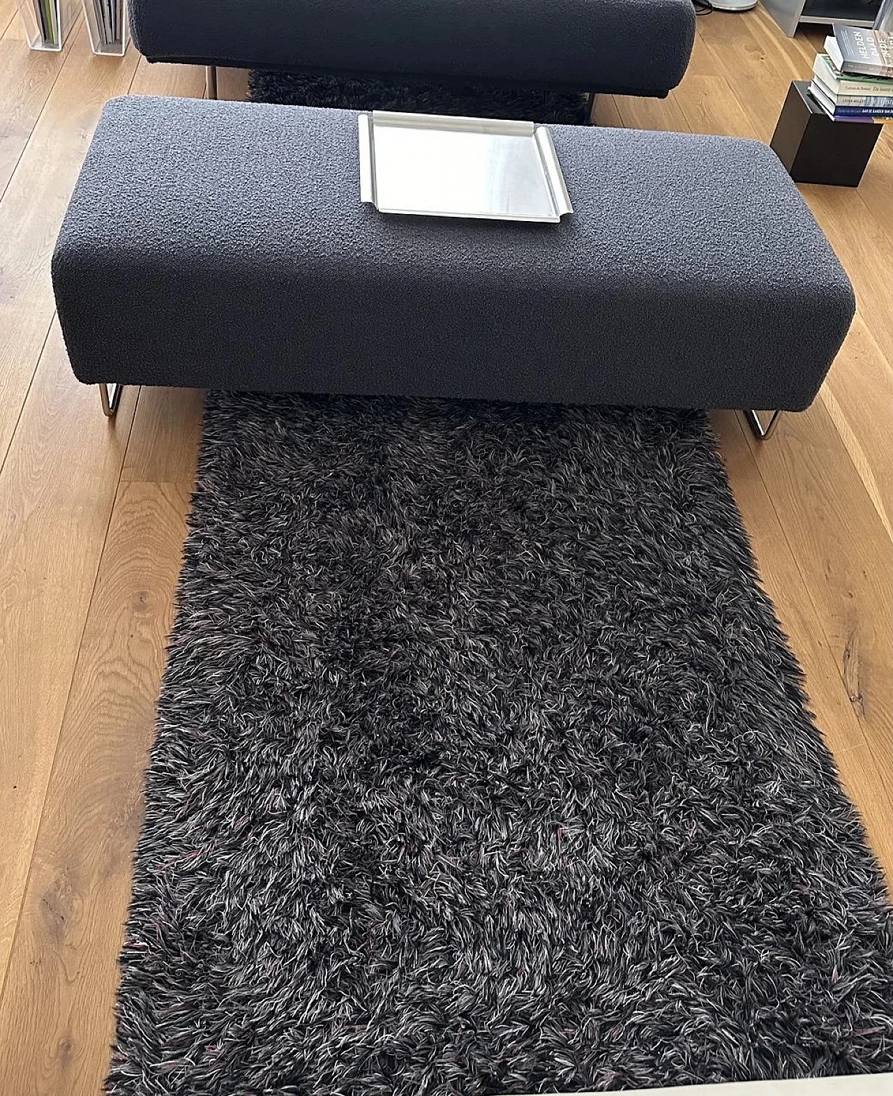 Nest 253 sofa, pair of armchairs and footstool by Cassina 14