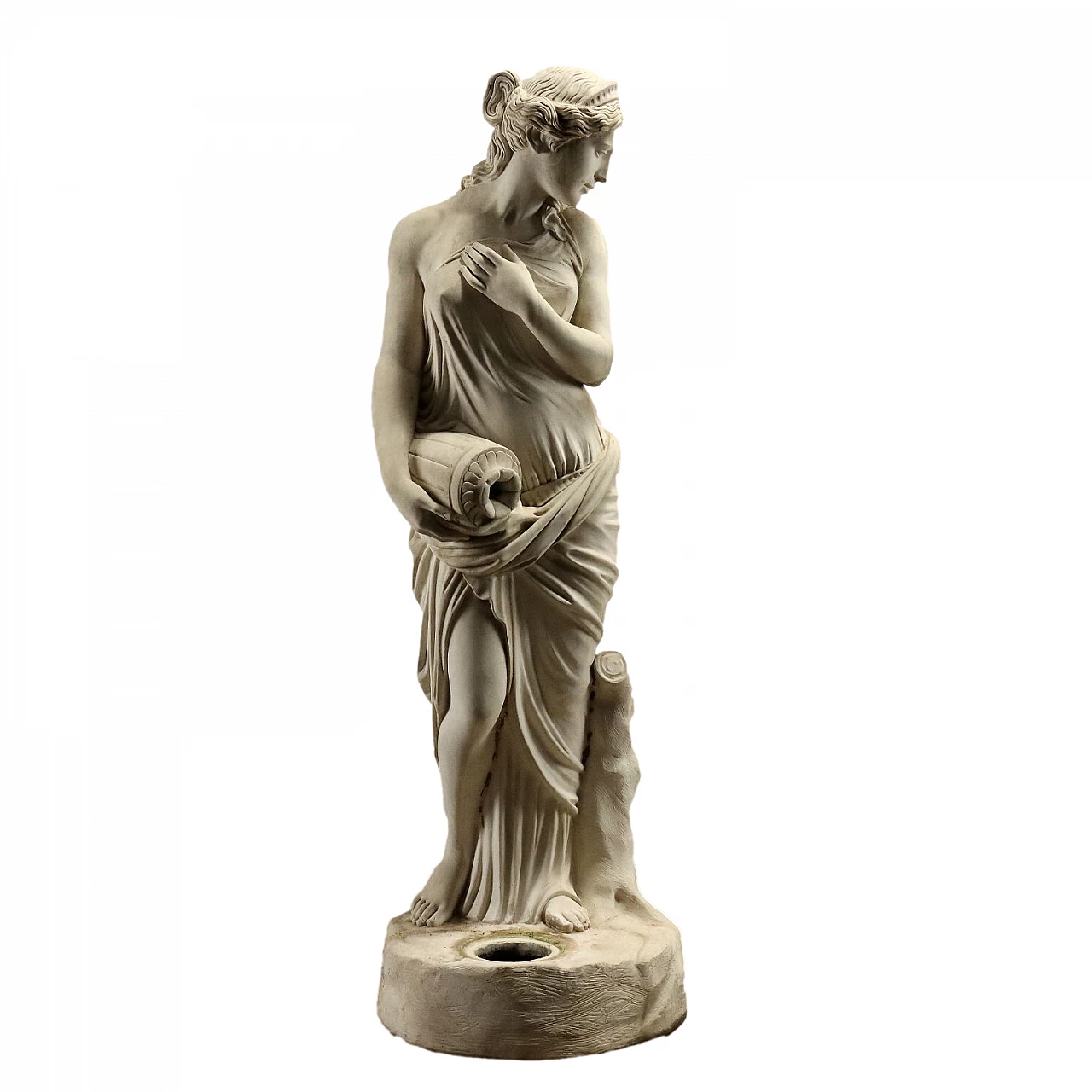 Dal Torrione, Venus at the spring, synthetic marble sculpture 1