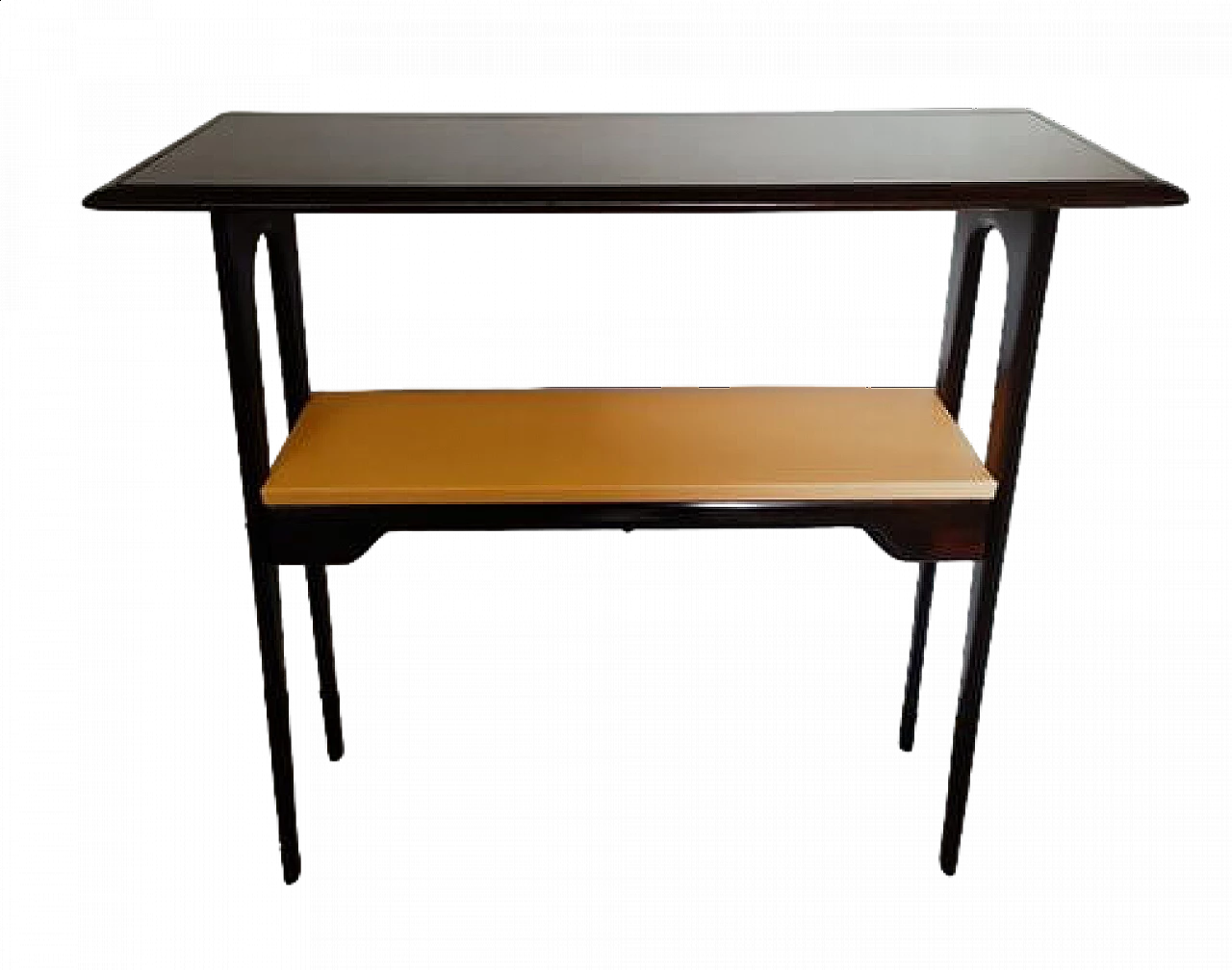 Consolle in faggio e vetro nello stile di Ico Parisi, anni '50 9