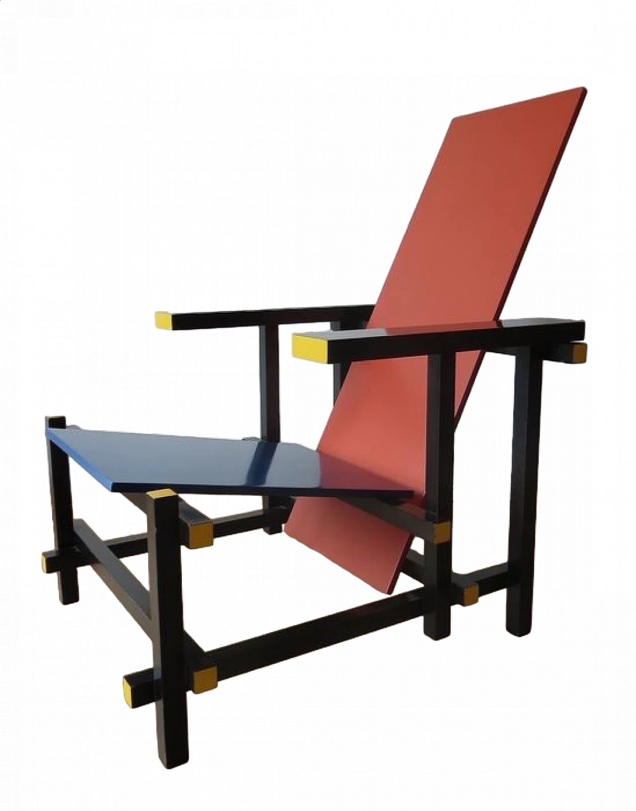 Red and Blue chair by Gerrit Thomas Rietveld for MDF Italia, 1990 21