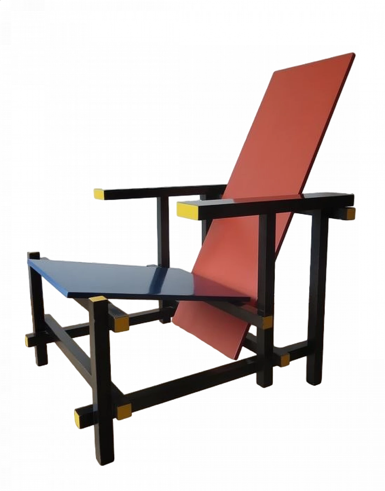 Sedia Red and Blue di Gerrit Thomas Rietveld per MDF Italia, 1990 21