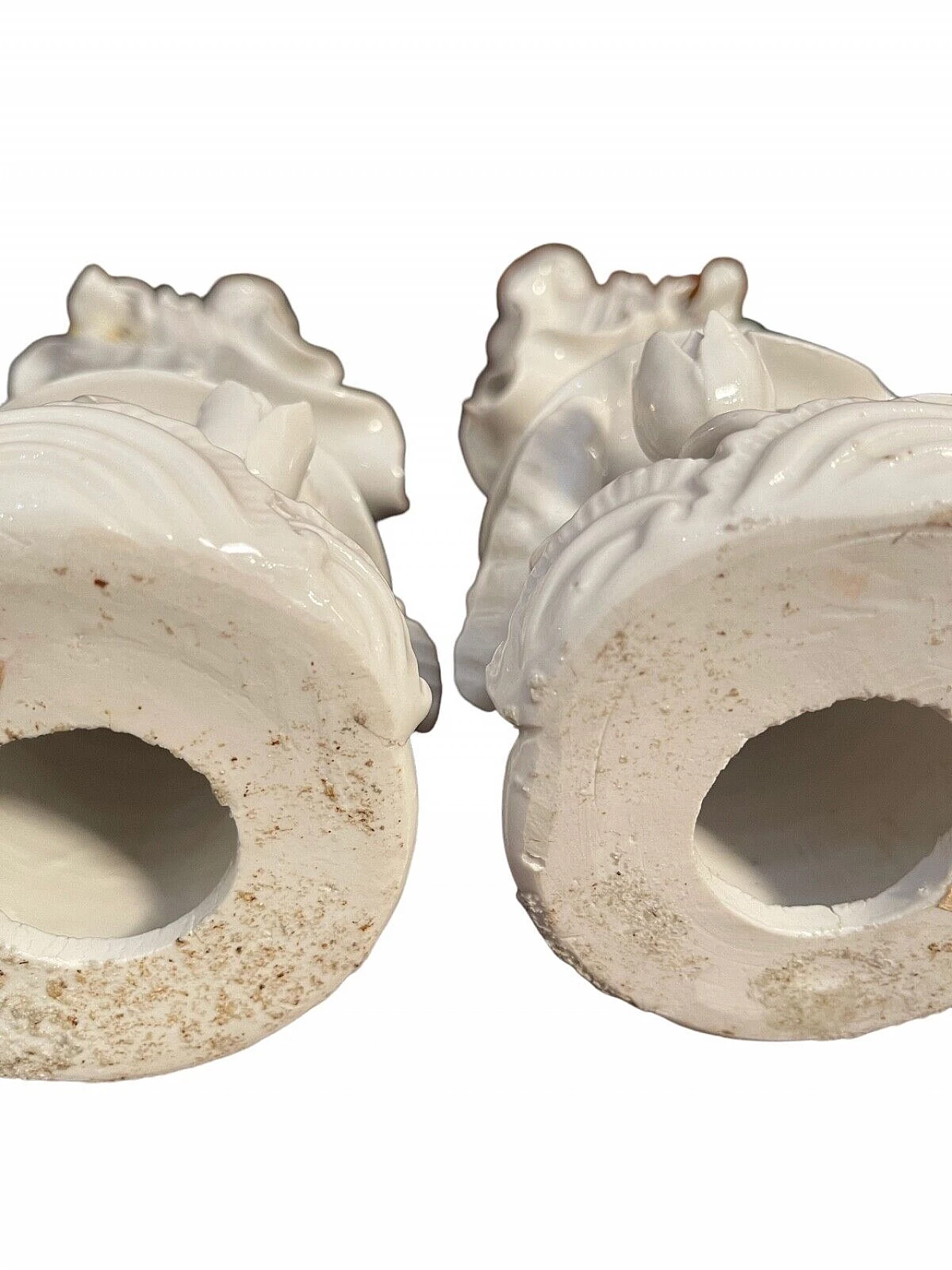 Pair of Chinese ceramic Guanyin sculptures, 19th century 4