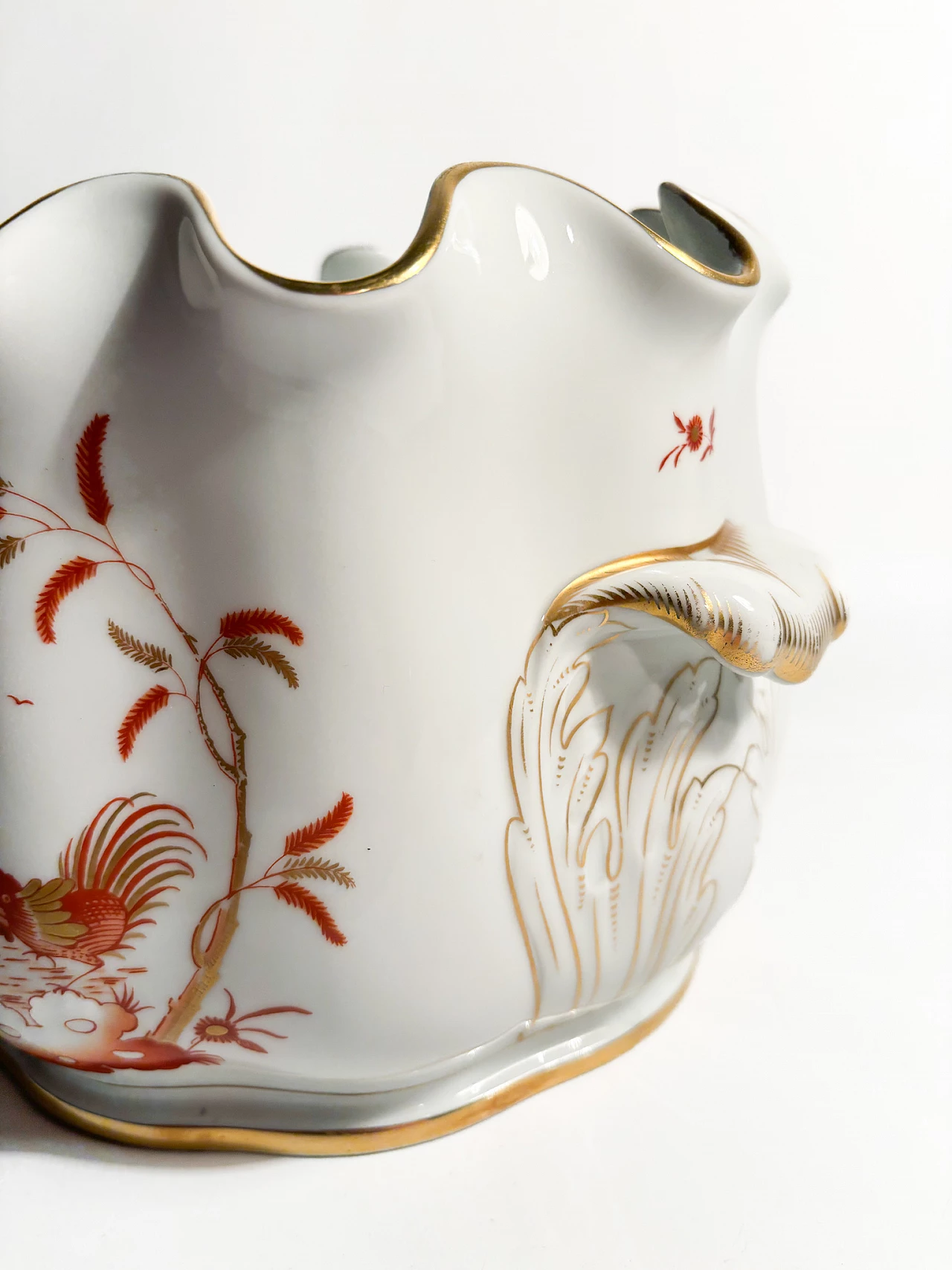 Ginori Doccia porcelain vase by Richard Ginori, 1950s 10