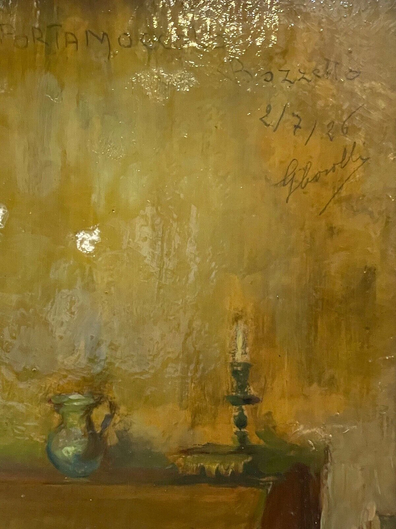 The third wheel, oil painting on panel, 18th century 6