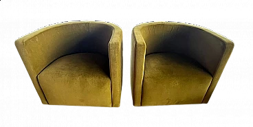 Pair of Confidential armchairs by Piero Lissoni for Living Divani