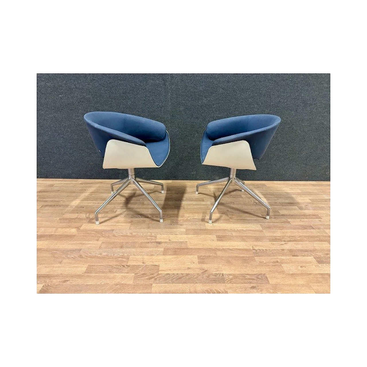 Pair of Sina armchairs by Uwe Fischer for B&B Italia 2