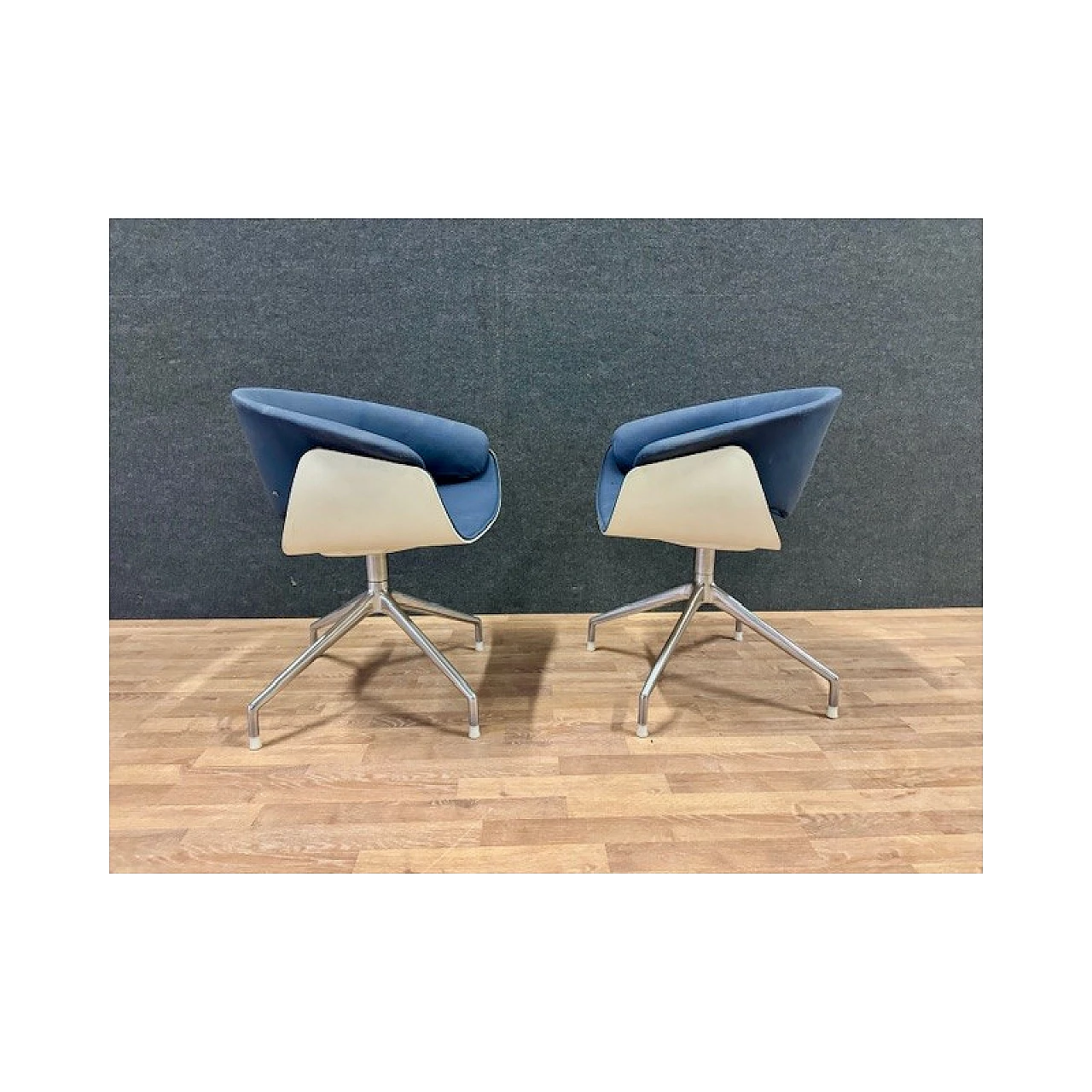 Pair of Sina armchairs by Uwe Fischer for B&B Italia 3