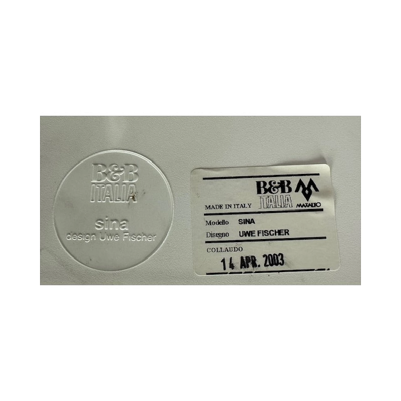 Pair of Sina armchairs by Uwe Fischer for B&B Italia 11