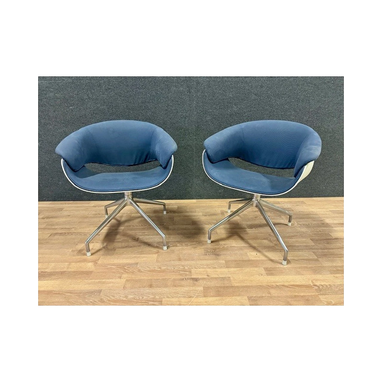 Pair of Sina armchairs by Uwe Fischer for B&B Italia 12