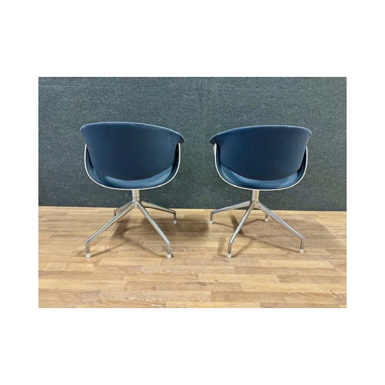 Pair of Sina armchairs by Uwe Fischer for B&B Italia 15