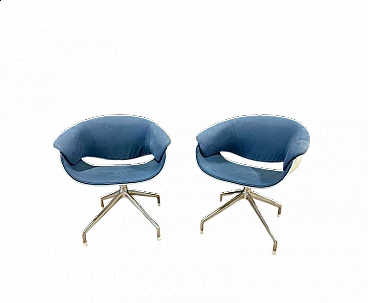 Pair of Sina armchairs by Uwe Fischer for B&B Italia