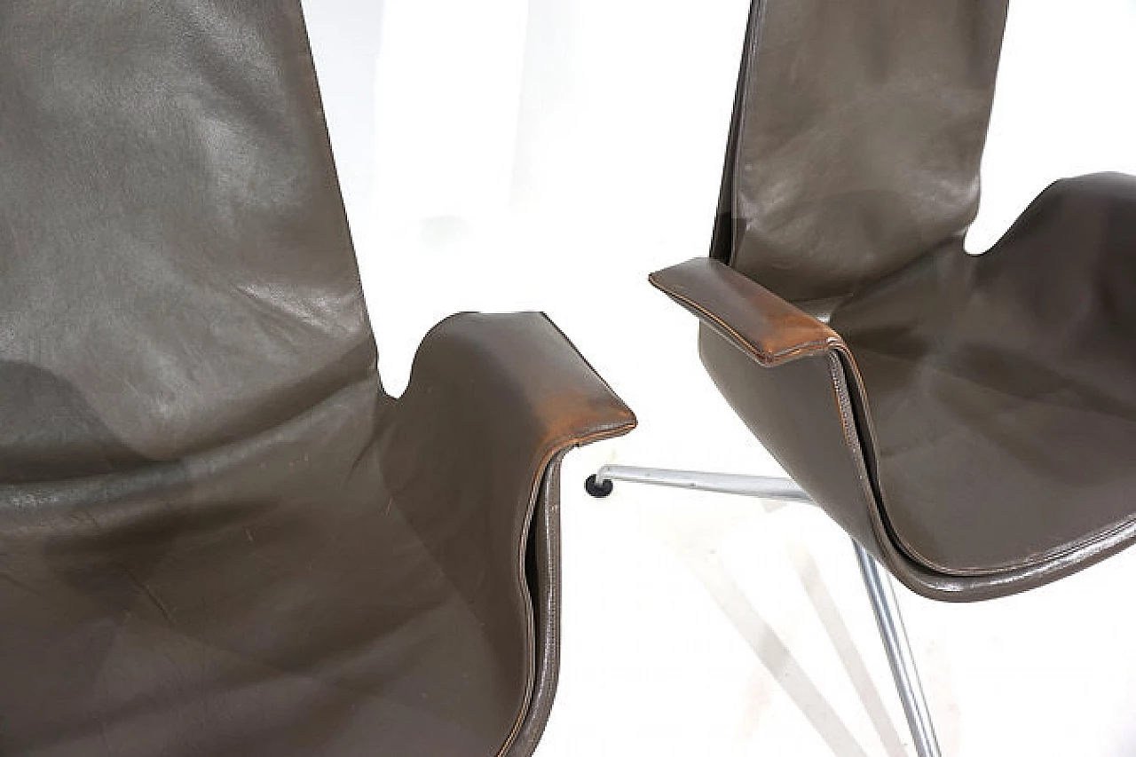 Pair of FK6725 armchairs by Kastholm&Fabricius for Kill, 1960s 6