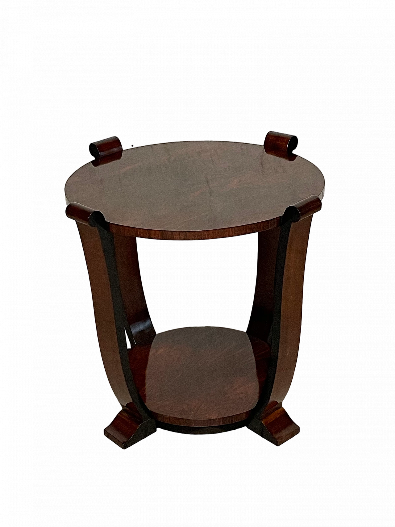 Round coffee table in rosewood, 1930s 19