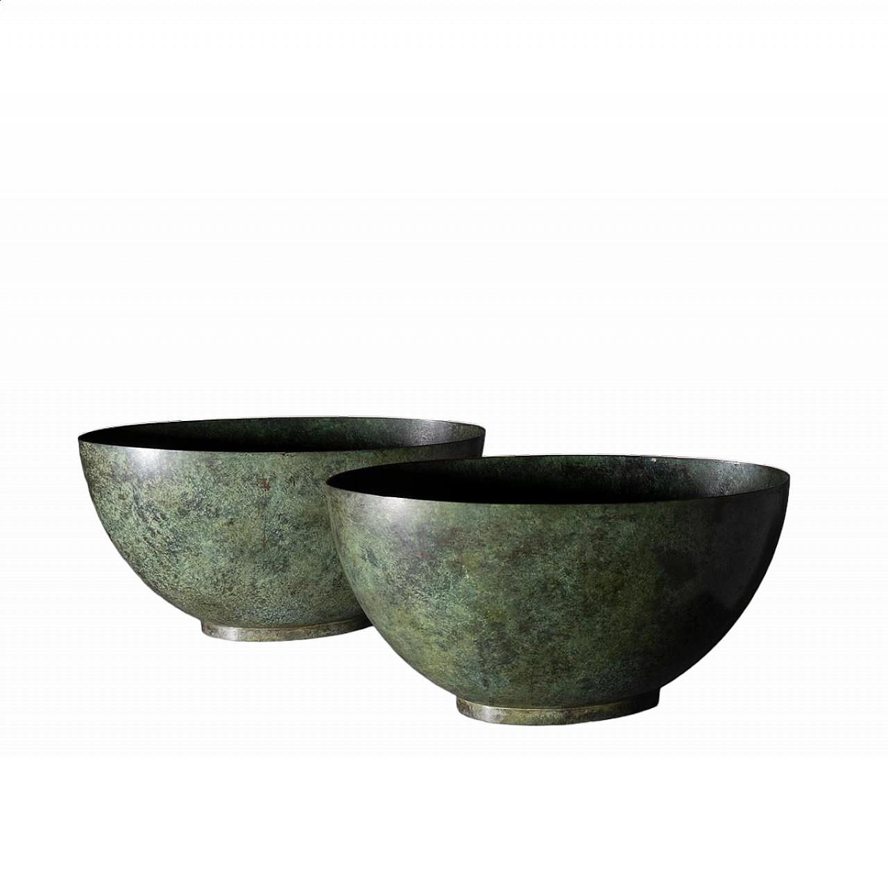 Pair of bronze bowls, early 20th century 11