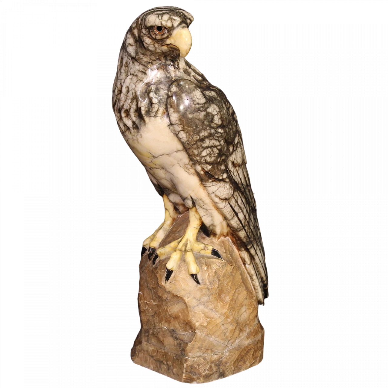 Alabaster sculpture of an eagle, 1940s 13