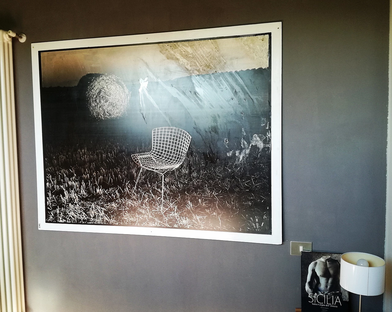 Luigi Bussolati, Bertoia's Wire Chair, photograph, 1990s 3