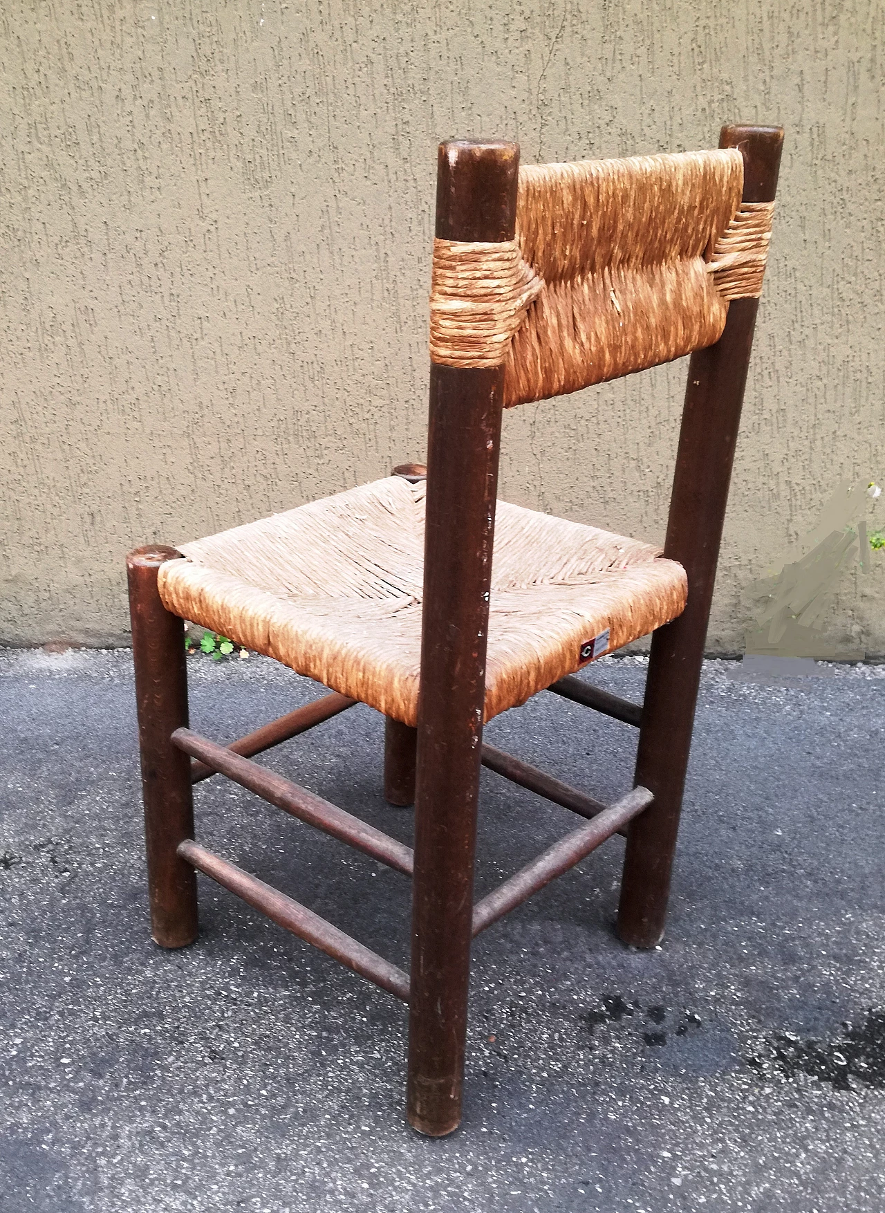 Dordogne chair in Charlotte Perriand's style by Corbetta, 1960s 6