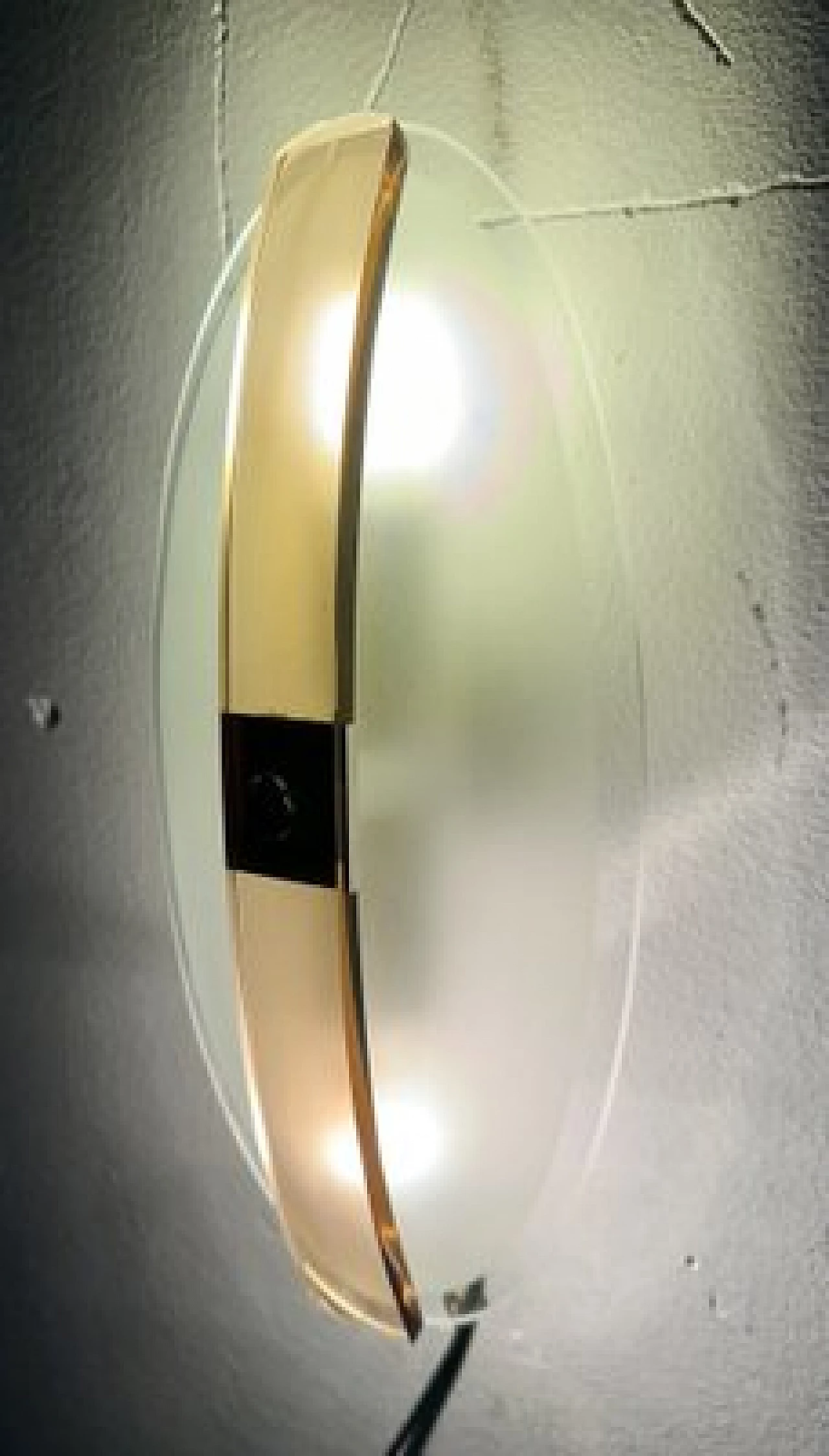 Pair of glass wall lights by Vega, 1960s 5