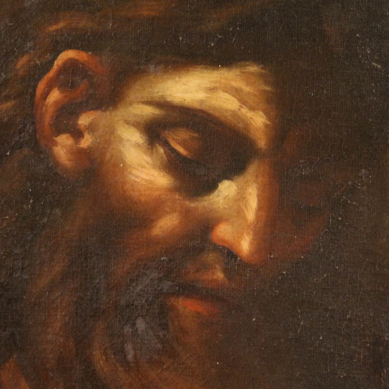 Attributed to Felice Ottini, Apostle, oil on canvas, 17th century 8