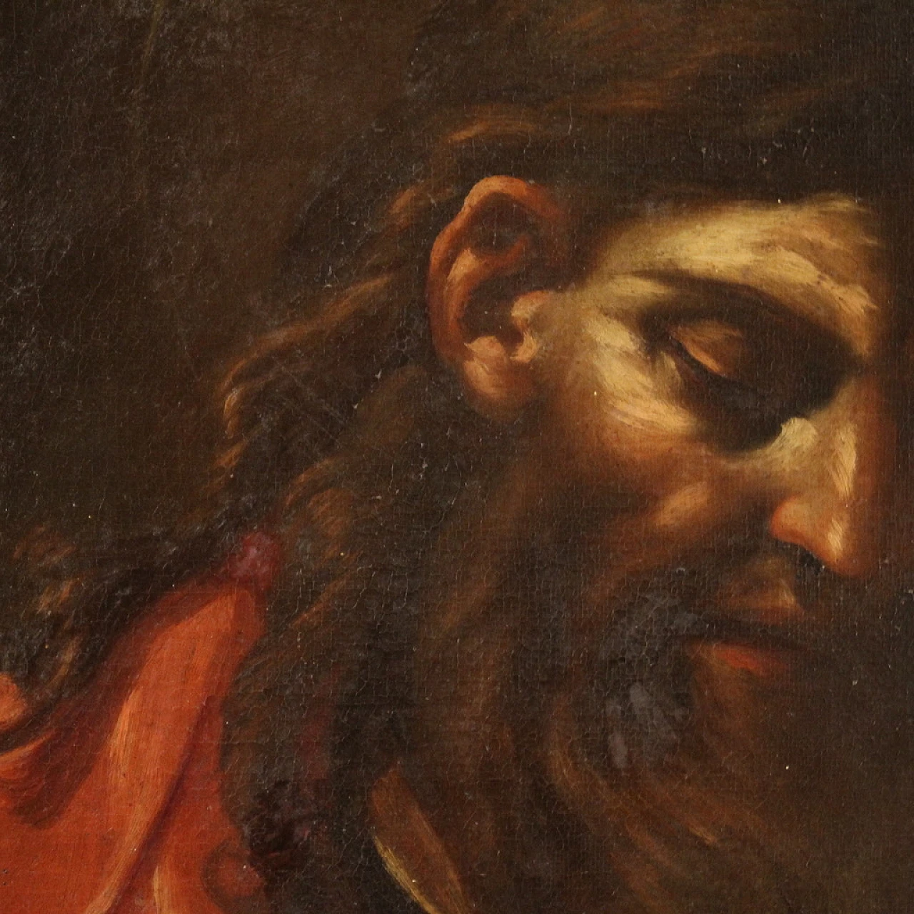 Attributed to Felice Ottini, Apostle, oil on canvas, 17th century 15