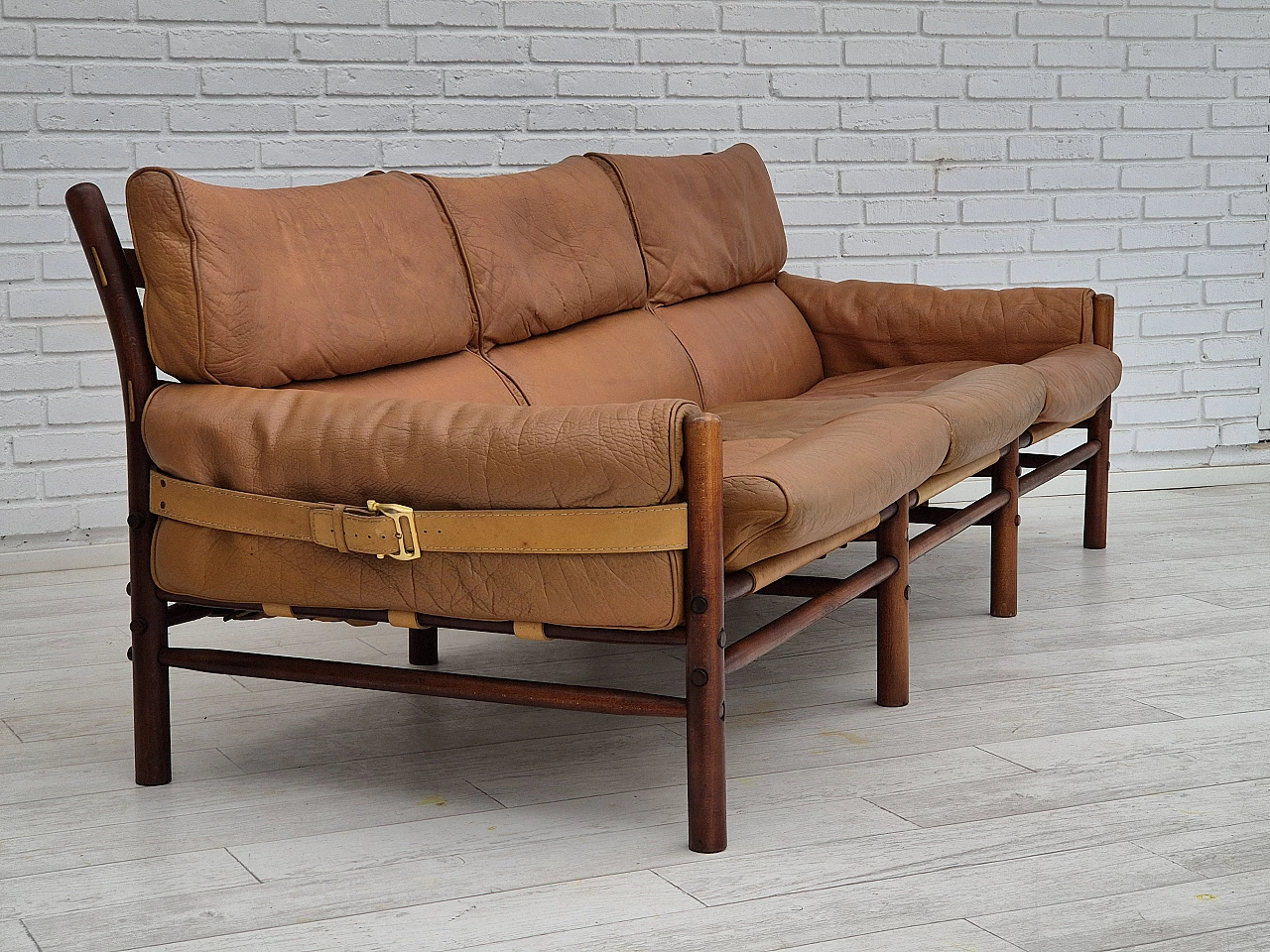 Kontiki 3-seater sofa by Arne Norell for Möbel AB, 1960s 1