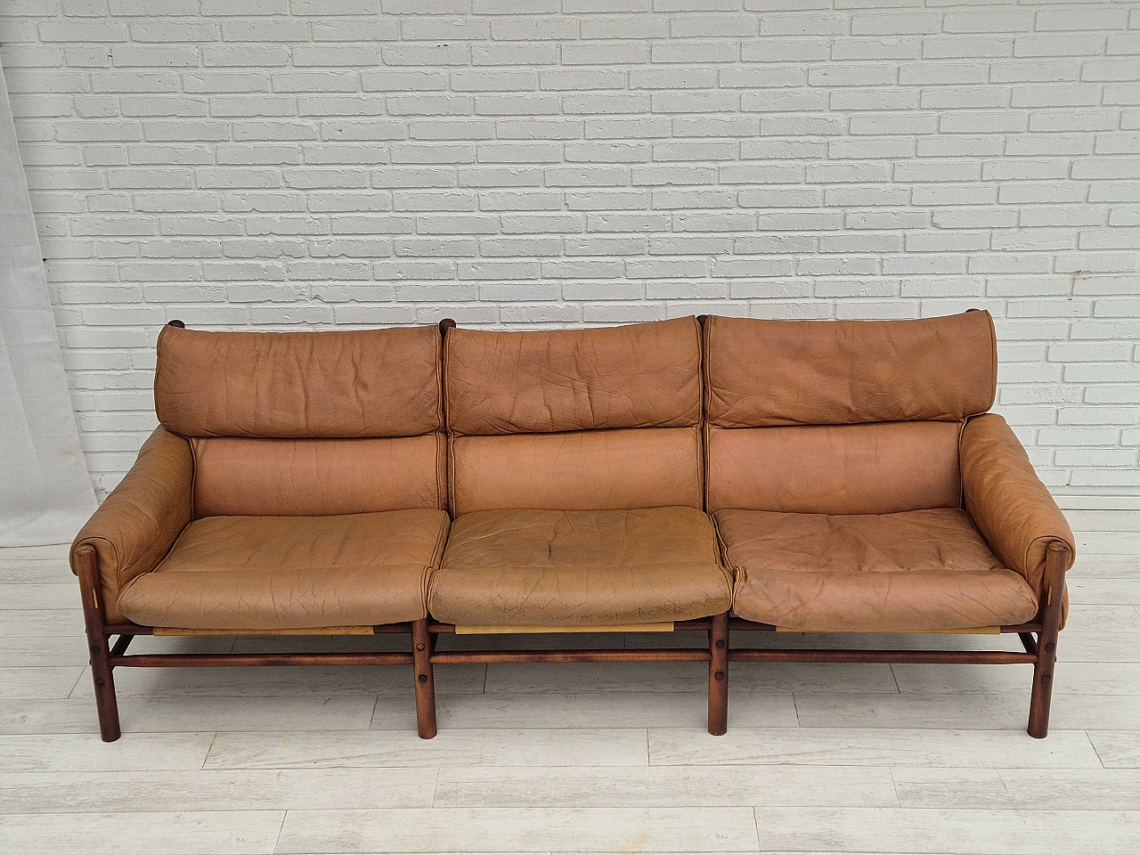 Kontiki 3-seater sofa by Arne Norell for Möbel AB, 1960s 6