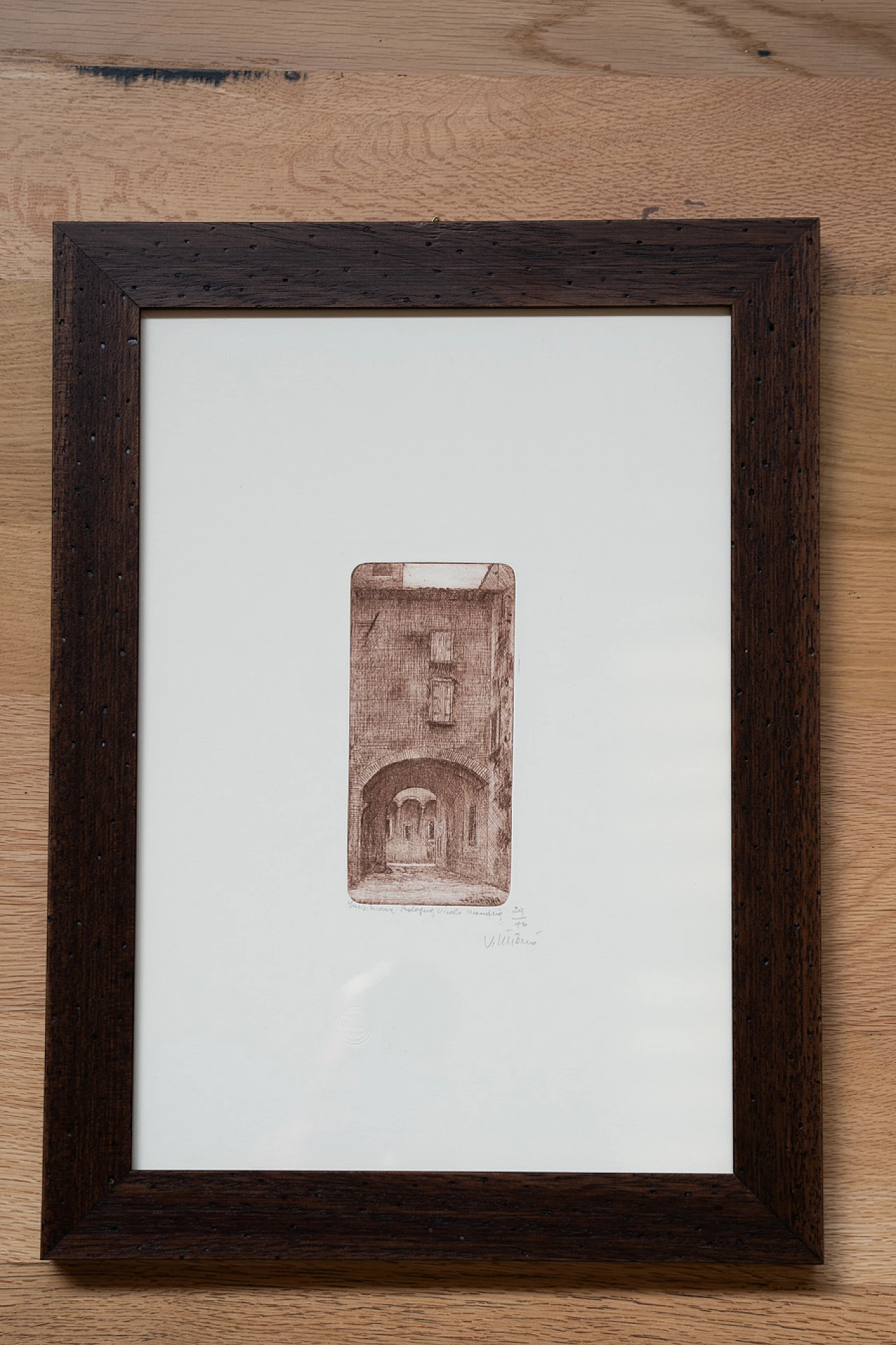 Drawing with ash frame, 1970s 1