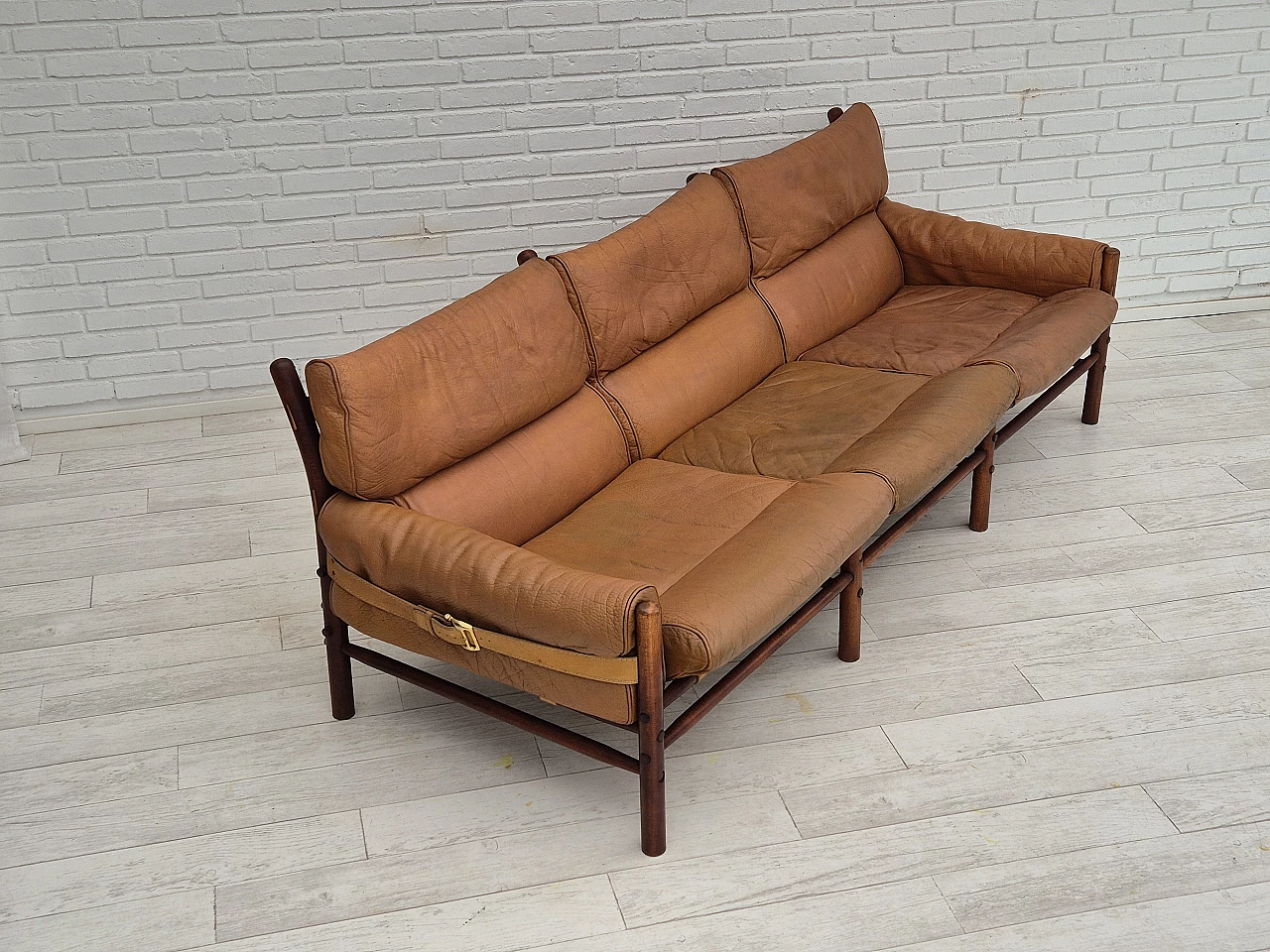 Kontiki 3-seater sofa by Arne Norell for Möbel AB, 1960s 9