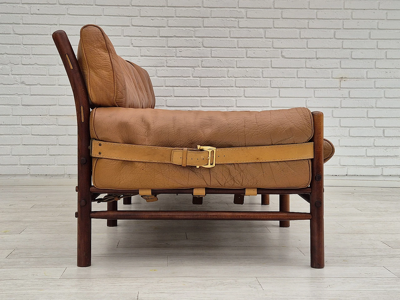 Kontiki 3-seater sofa by Arne Norell for Möbel AB, 1960s 10