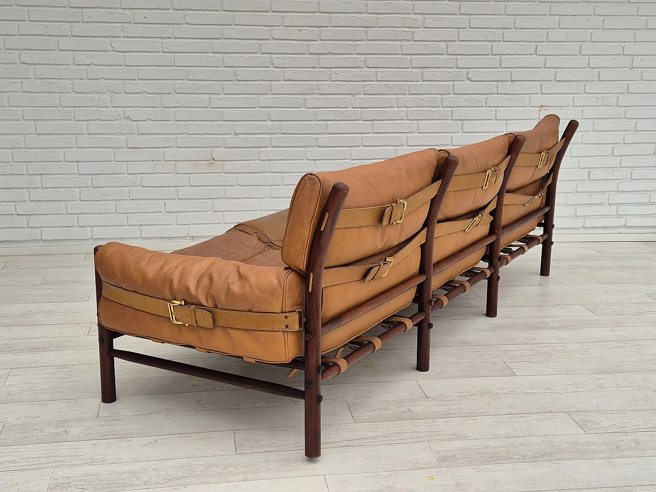 Kontiki 3-seater sofa by Arne Norell for Möbel AB, 1960s 14