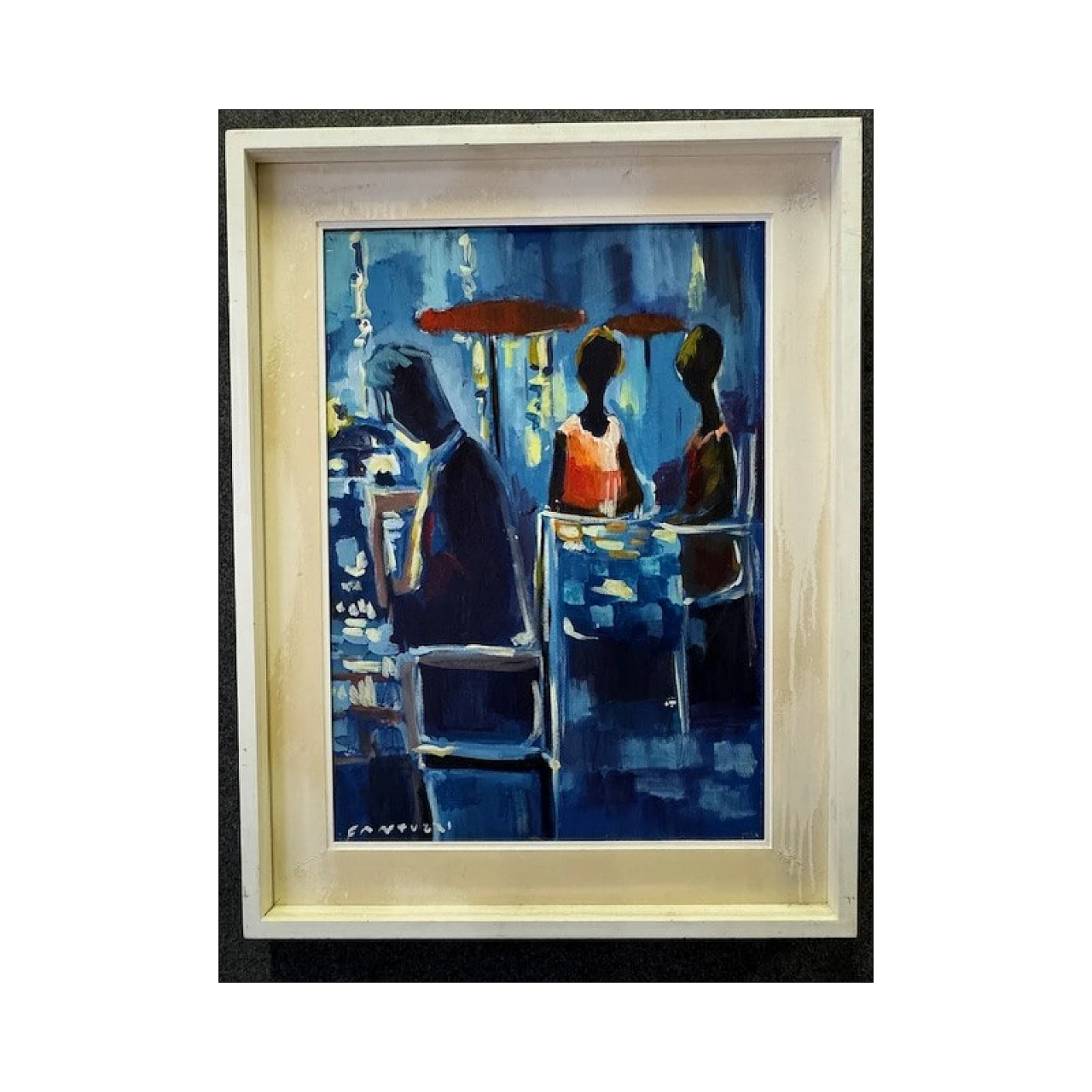 Eliano Fantuzzi, Figure umane, coppia di dipinti su tela 3