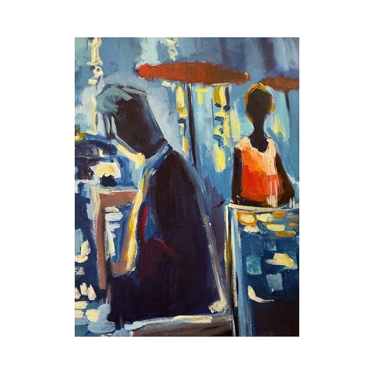 Eliano Fantuzzi, Figure umane, coppia di dipinti su tela 5